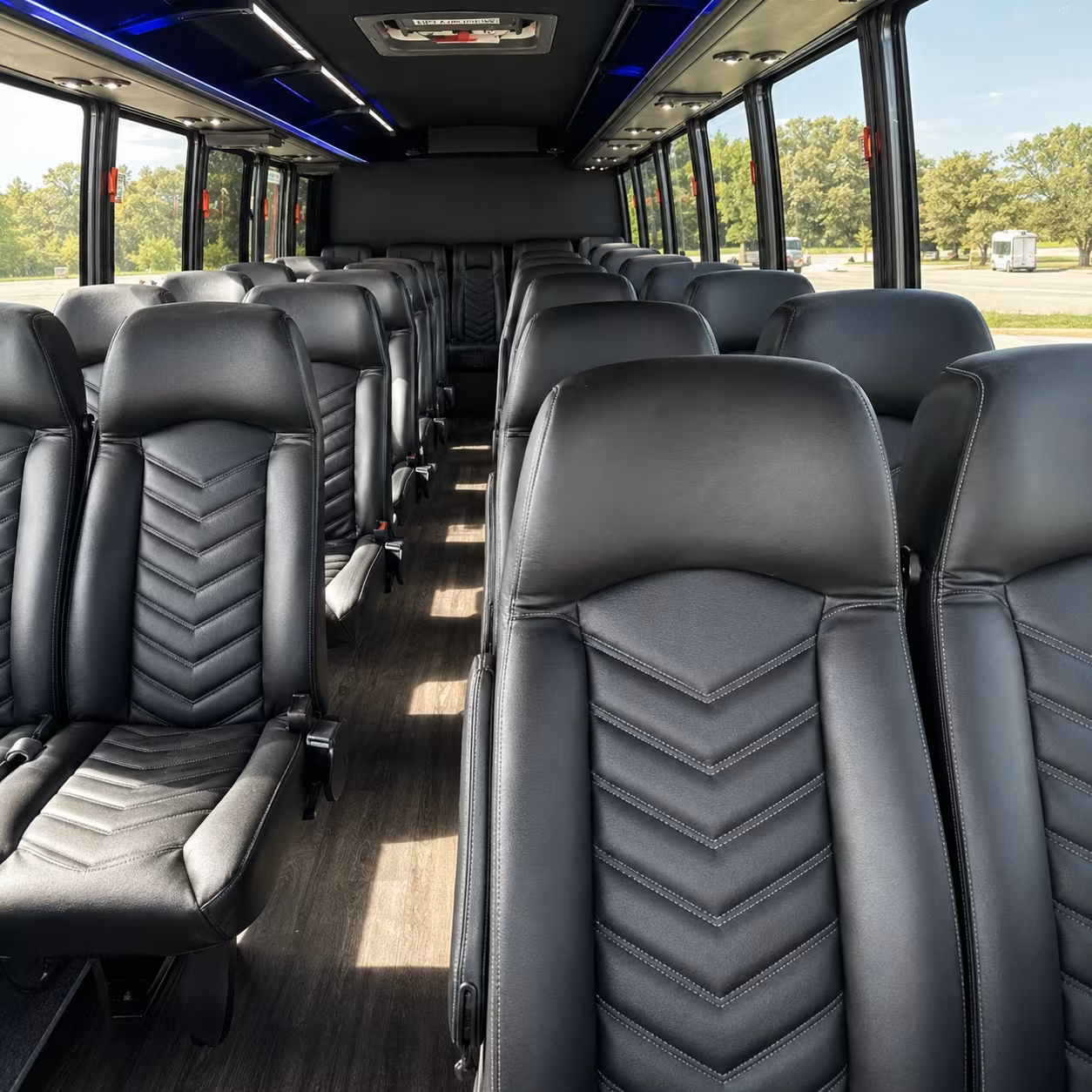 layton private event transportation onboard seating